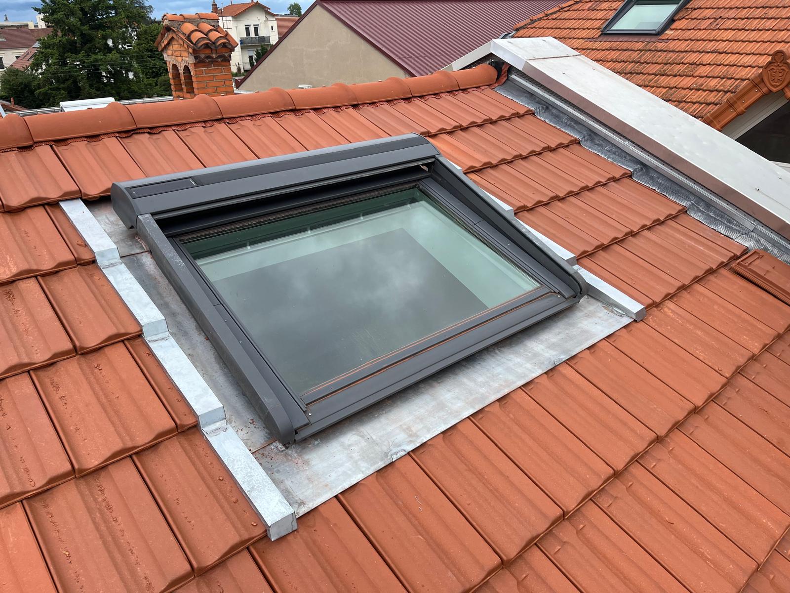 Installation de fenêtres de toit